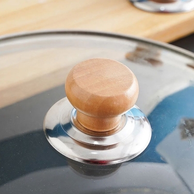 Picture of 2 Pcs Pan Lid Picker (Wooden)