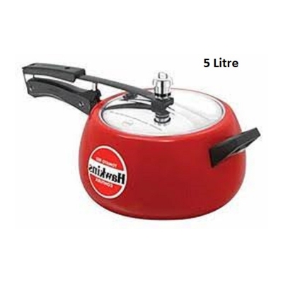 Picture of Hawkins Contura Color Pressure Cooker 3-5 Liter (Tomato Red) (Red5)