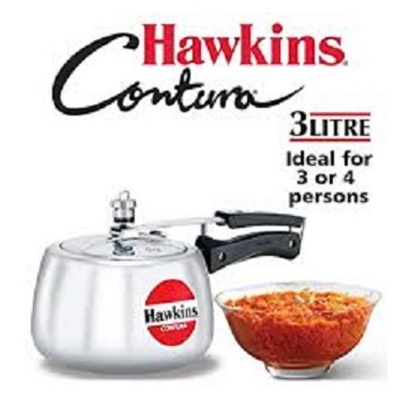 Picture of Hawkins Contura Silver Pressure Cooker 1.5L-6L (Silver3)