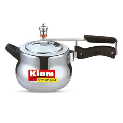 Picture of Induction Kiam Premium Gold Pressure Cooker (ORDER AS PER SIZES) (Silver3.5L)
