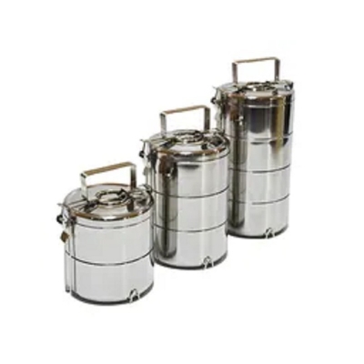 Picture of Stainless Steel Soup Bowl with SS Lid 304 FOOD GRADE (Silver20CM)