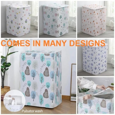 Picture of Top Loader Washing Machine Covers Washer Cover Top Loading Washing Machine Cover Waterproof Cover (Multicolor9-12KG)
