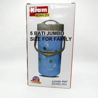 Picture of Kiam Monalisa Steel Hot Tiffin Carrier or Lunch Pot (Multicolor5)