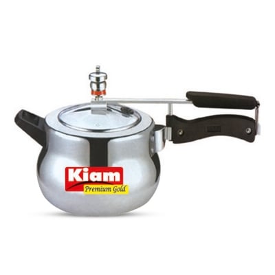 Picture of Kiam Premium Gold Pressure Cooker (ORDER AS PER SIZES) (Silver3.5L)