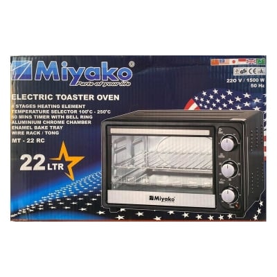 Picture of Miyako Multi Purpose Electric Toaster Oven (MT-22RC)