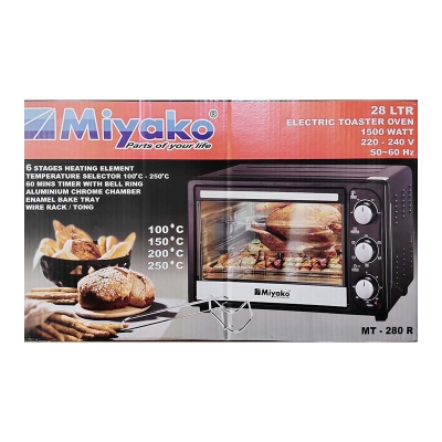 Picture of Miyako Multi Purpose Electric Toaster Oven (MT-280R)