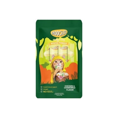 Picture of Moochie Treat for Cats and Kittens Chicken & Chamomile Flavor 15G Pouch (25PCS)