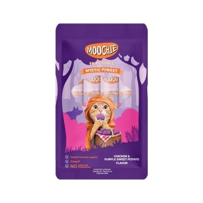 Picture of Moochie Treat for Cats and Kittens Chicken & Purple Sweet Potato Flavor 15 G Pouch (25PCS)