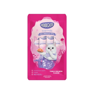 Picture of Moochie Treat for Cats and Kittens Sea Breeze Epic Tuna & Katsuobushi Flavor 15G Pouch (5PCS)