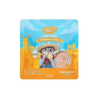 Picture of Moochie Treat for Cats and Kittens Tuna & Cheese Flavor 15G Pouch (25PCS)