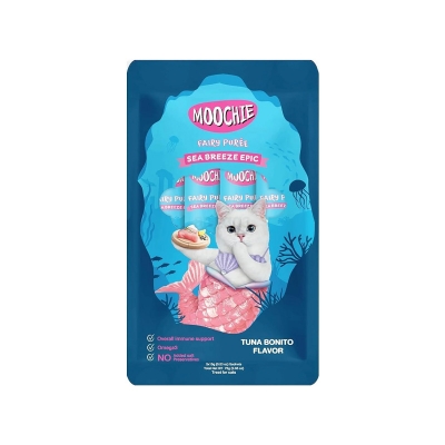 Picture of Moochie Treat for Cats and Kittens Tuna Bonito Flavor 15 G Pouch (25PCS)