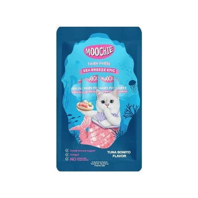 Picture of Moochie Treat for Cats and Kittens Tuna Bonito Flavor 15G Pouch (25PCS)