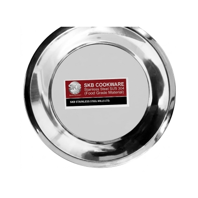 Picture of Stainless Steel Plate (Both side mirror) 304 FOOD GRADE (Silver18CM)
