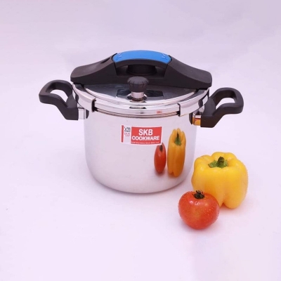 Picture of Stainless Steel Pressure Cooker Whistle System 304 FOOD GRADE (Silver6Ltr)