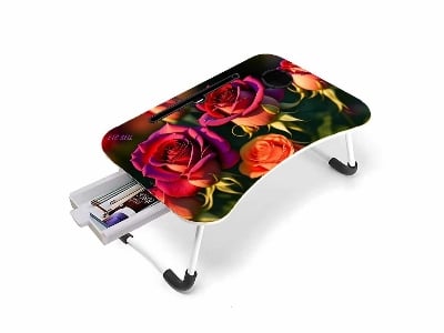 Picture of most unique Best Premium Quality - Foldable And Portable Multi-Favorable Laptop Table Stand-Study Table-Bed Table - Signifying Quality - Red