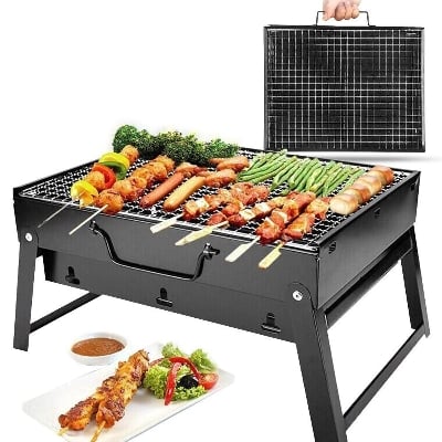 Picture of BBQ Portable Barbecue Grill (17 inch ) - Black