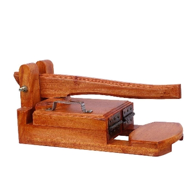 Picture of Manual Roti Maker - Wooden - Beige