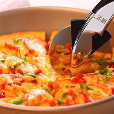 Picture of Stainless Steel Cake Pizza Cutter - Silver