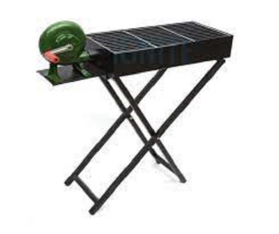 Picture of BAR B QUE GRILL WITH MANUAL BLOWER(-24-12) - Black