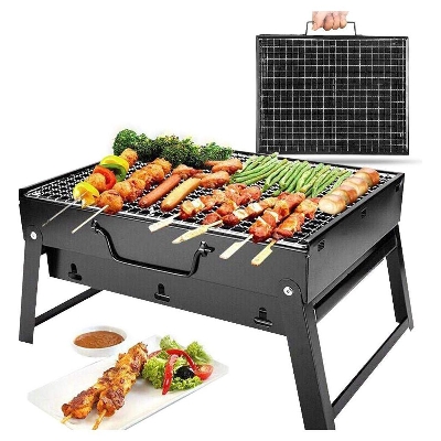 Picture of Bbq Portable Barbecue Grill 17 Inch - Silver