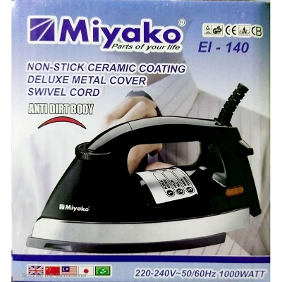 Picture of Miyako Heavy Weight Automatic Electric Dry Iron EI-140 Multicolor