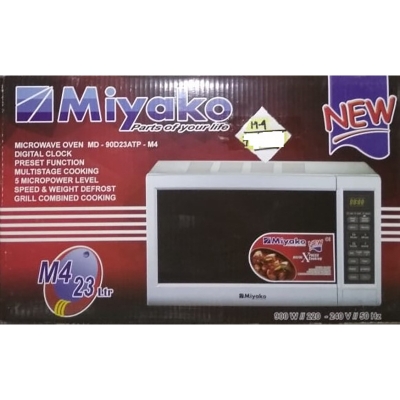 Picture of Miyako M4 Microwave Oven 23L Capacity Kitchen Appliance White