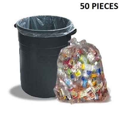 Picture of Trash Bags 16x20 inch Garbage Bag / Waste Bag / Laundry bag/ Storage bag Transperent50
