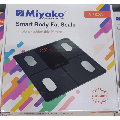 Picture of Miyako Digital weight machine/ Digital weight scale/ Body fat/ Hydration monitor MIF1200D MulticolorMIF1200D