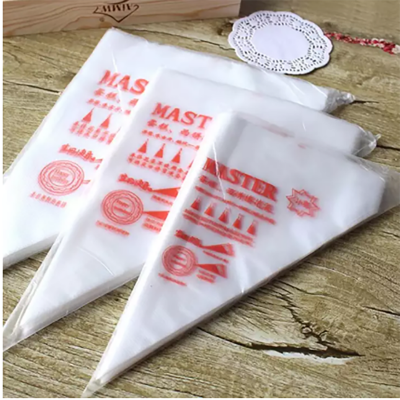 Picture of 30 pcs Plastic Disposable Piping Bags Cake Cream Decorating White