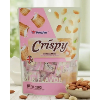 Picture of Crispy Milk Flavor & Nuts 250g – Creamy Nutty Snack 