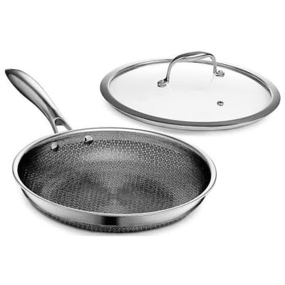 Picture of AMERCOOK USA 26CM tri-ply stainless steel honeycomb non-stick  frypan Multicolor