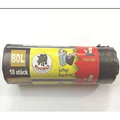 Picture of High Quality - Roll 10 pc 80 liter garbage bag - Reliable and Durable - Refine and Excellent - Easy to Use And Maintain Multicolor