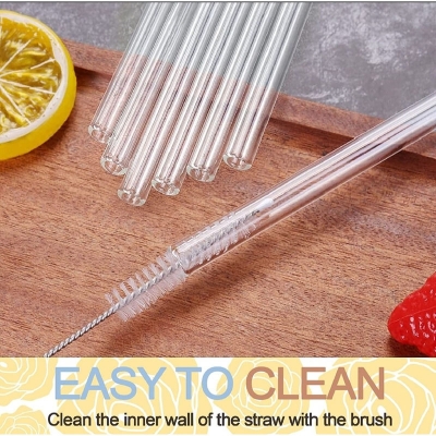 Picture of 3PC Stainless Steel Straw Cleaning Brush Narrow Pipe Cleaner Multicolor