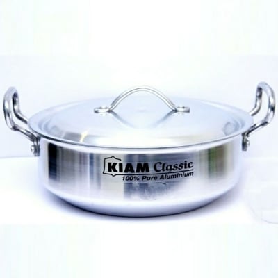Picture of Kiam Aluminium Wokpan 24CM With Lid 24CM