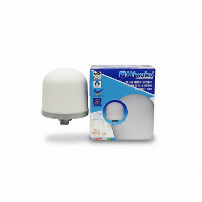 Picture of 1 PC Miyako Water Filter Dome Filter, Ceramic Dome Replacement Water Filter, Ceramic Filter Cartidge White
