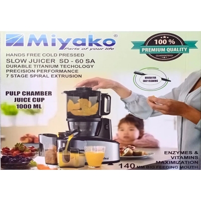 Picture of Miyako Slow Juicer 1000ML MFJ-SD-60SA Multicolor