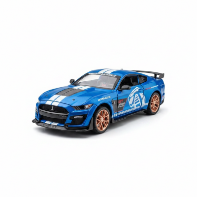 Picture of 1PC 1:32 Ford Mustang Shelby GT500 Alloy Sports Car Model Diecast Toy Vehicles Metal Car Model Simulation Collection Kids Toy Gift Multicolor