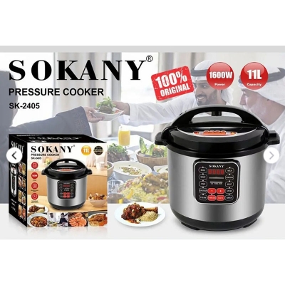 Picture of 11 Liter Sokany 1600 WATT Electric Pressure Cooker SK-2405 Multicolor