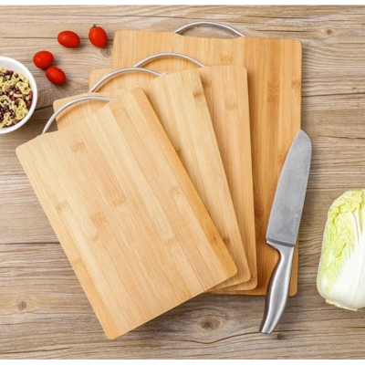 Picture of 1PC Bamboo cutting board 28/38 cm Multicolor
