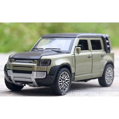 Picture of 1 PC Land Rover Defender 1:36 large alloy off-road car model simulation children's toy car Multicolor