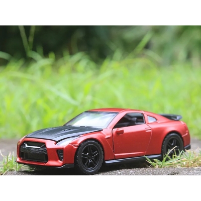 Picture of 1PC Nissan car 1:36 model children's car model boy mini car simulation toy car metal car Multicolor