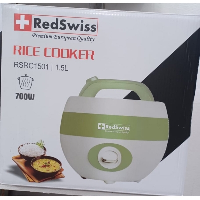 Picture of 1.5 Liter Red Swiss Rice Cooker RSRC-1501 Multicolor