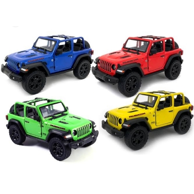 Picture of 1 PC 1:32 High Simulation Jeep Wrangler Rubicon 1941 convertible Diecast Car sound and light alloy car model children's off-road vehicle model Car Multicolor