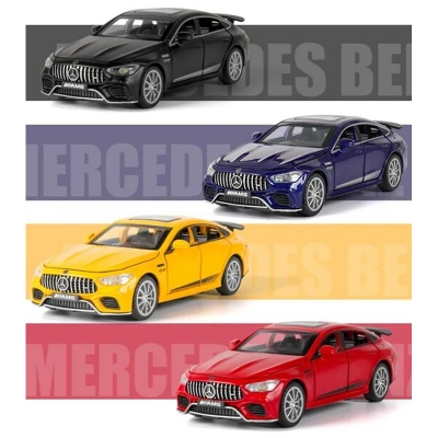 Picture of 1PC 1:32 Mercedes BENZ AMG GT63 Diecasts Car Toy Vehicles Metal Car 6 Doors Open Model Car Sound Light Fast & Furious Car Toys For Children Gift Multicolor