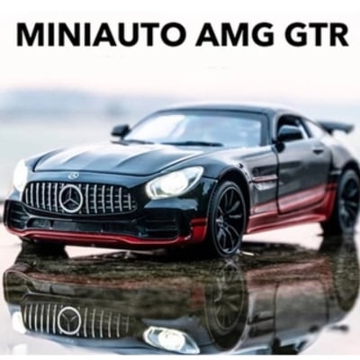 Picture of 1 PC 1:24 Mercedes AMG GT R Diecasts Alloy Car Supercar Toy Vehicles Metal Car Model Car Sound Light Toys For Gift Multicolor