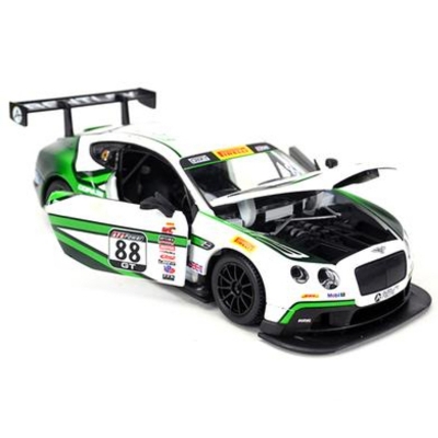 Picture of 1PC Bentley Continental GT3 1:32 Scale Diecast Car Sound & Light Pull back Metal Car Collection Multicolor