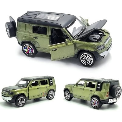 Picture of 1 PC Range Rover Alloy Diecast Metal SUV 1/32 Scale Car Toy for Kids Open Door Pull Back Multicolor