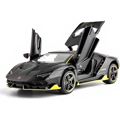 Picture of 1PC 1:32 Lamborghini Centenario LP770-4 Diecast Car Model Kids Children Toy Metal Car Alloy Car with light and sound Multicolor