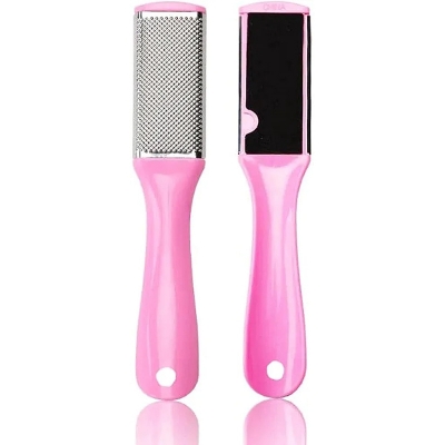 Picture of 1 PC Foot File Hard Skin Remover Foot Care Pedicure Tool Stainless Steel Double Sided Foot Scraper MULTICOLOUR Multicolor