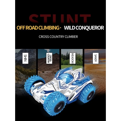 Picture of Stunt Spinning Toy Car BLUE Multicolor